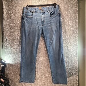 Tommy Bahama Sand Drifter Authentic Straight Blue Jeans Mens Size 38X30 Cotton